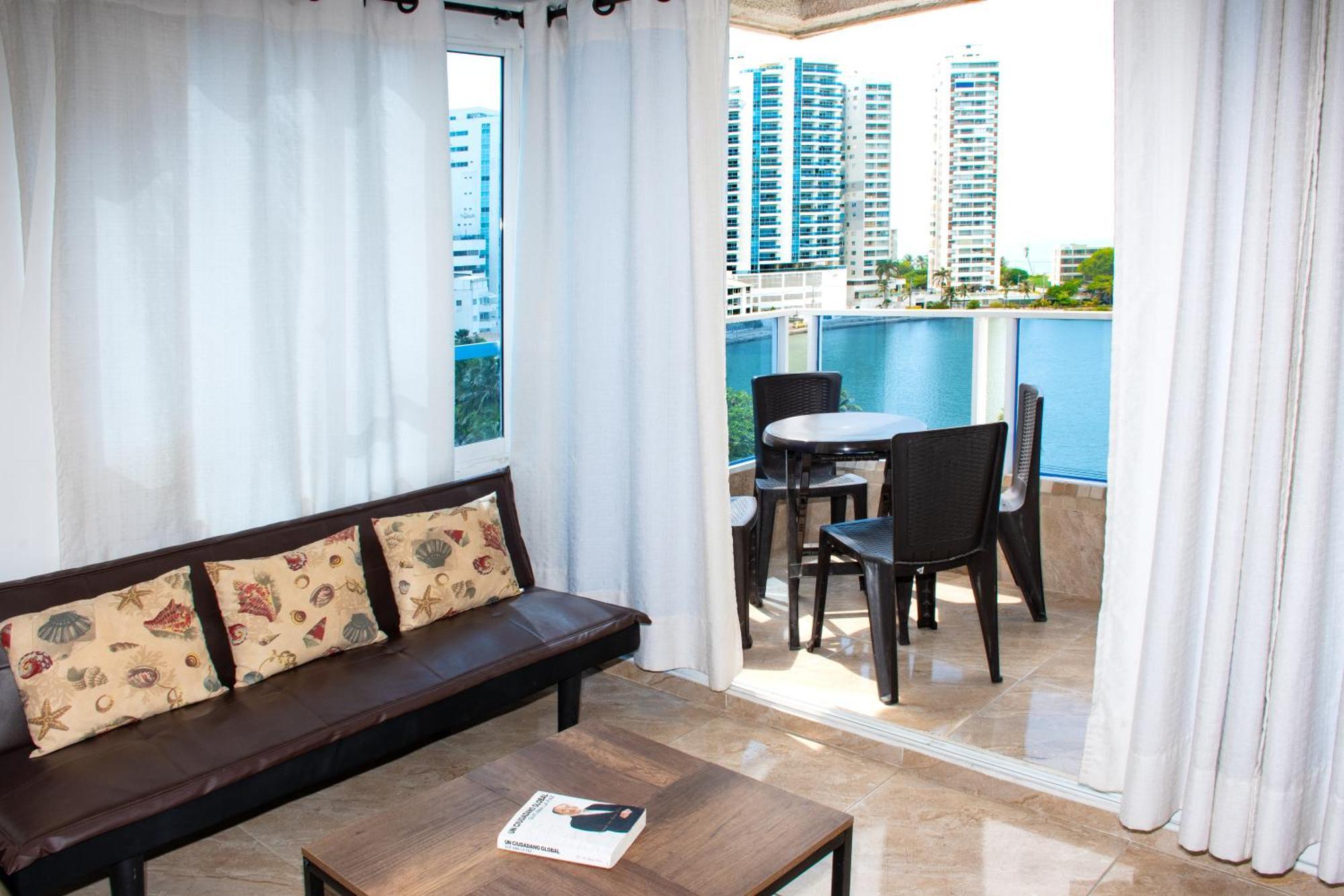 Apartamento Tranquilo Con Hermosas Vistas Cartagena Kamer foto